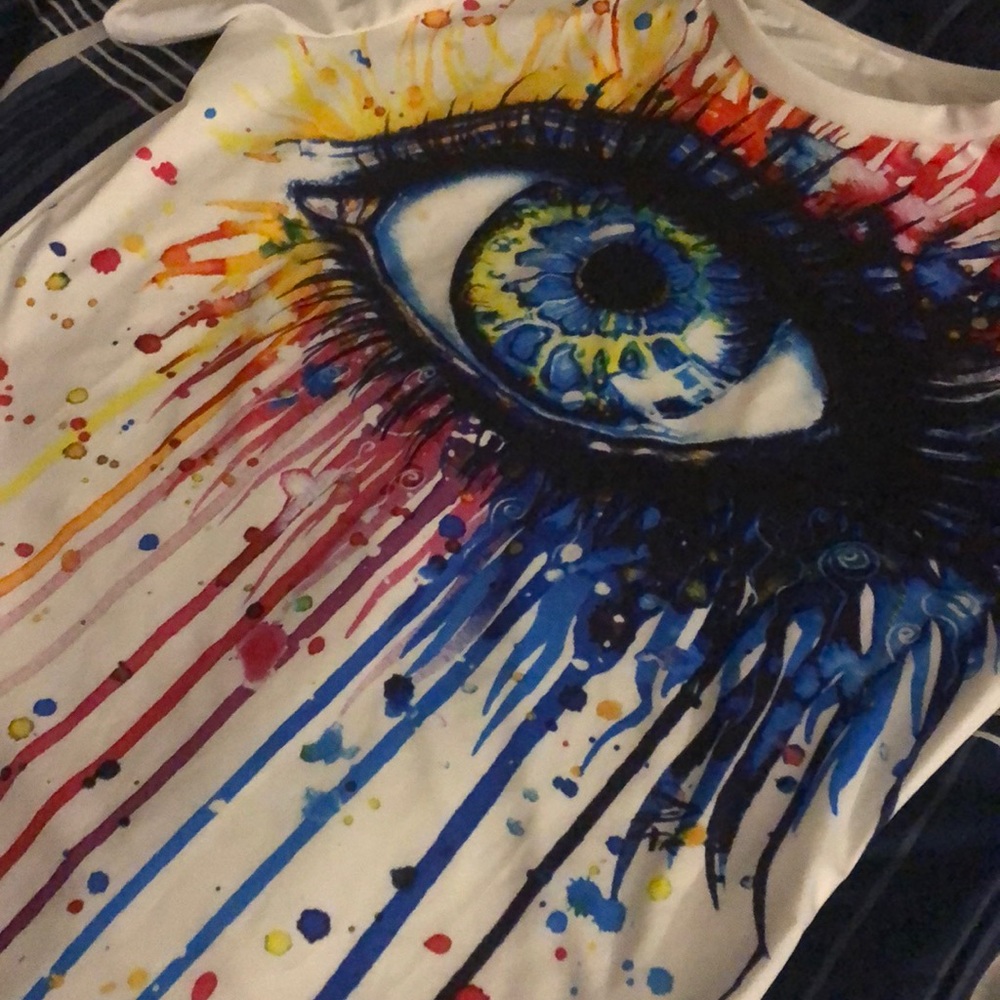 💥Nylon print shirt👀